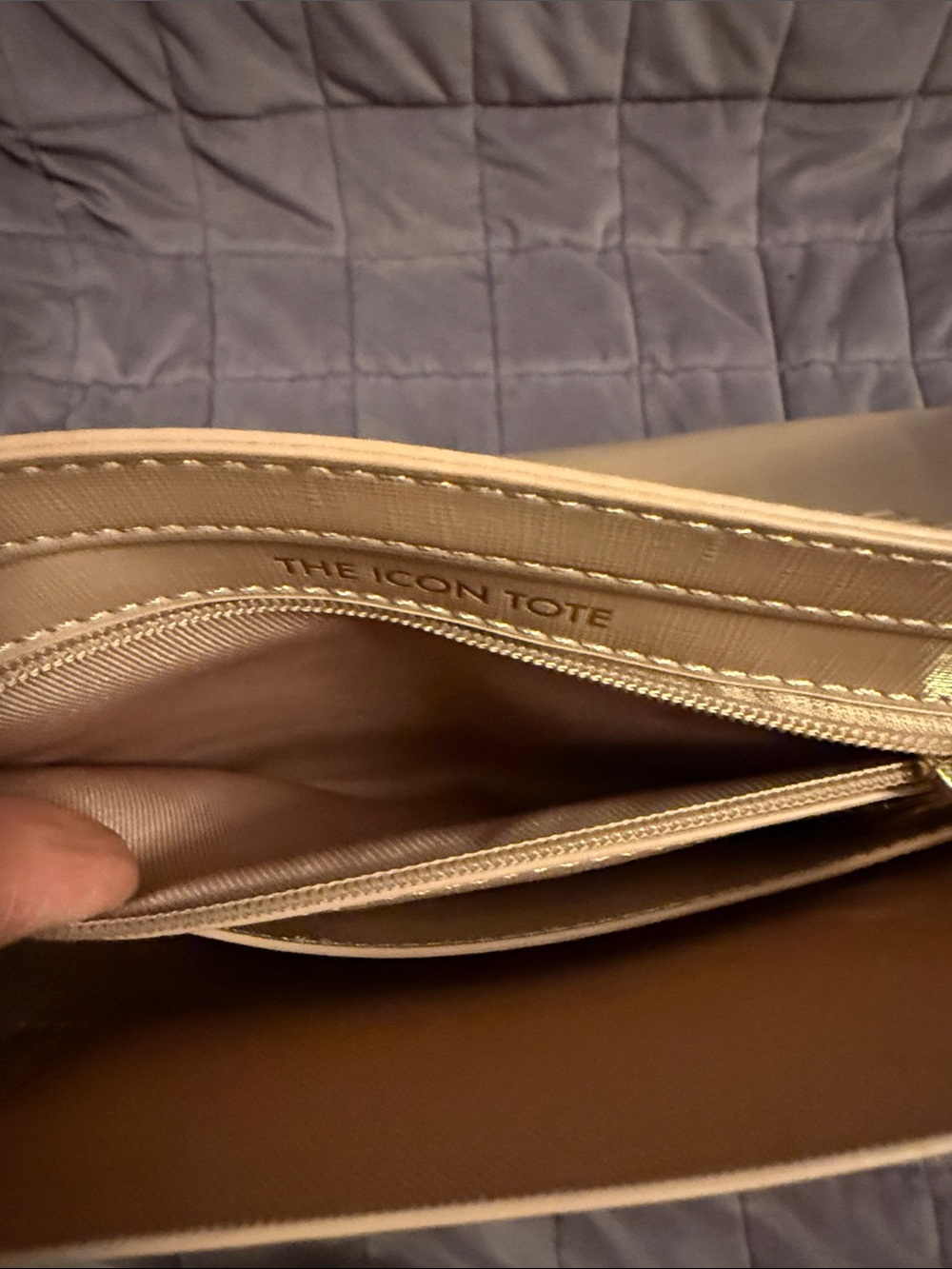 Ted Baker Blush Pink Embossed Tote - Picture 8 of 9